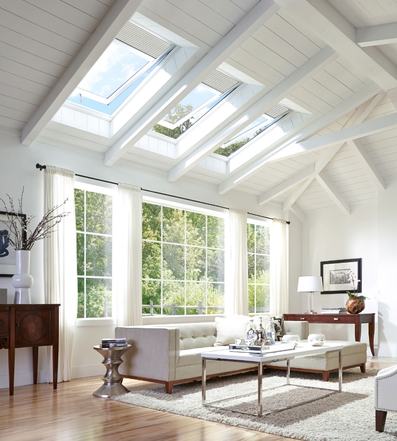velux skylights living room